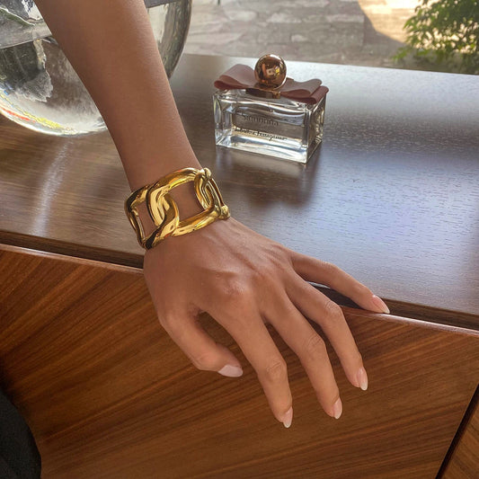 Timeless Gold Cuff Bracelet